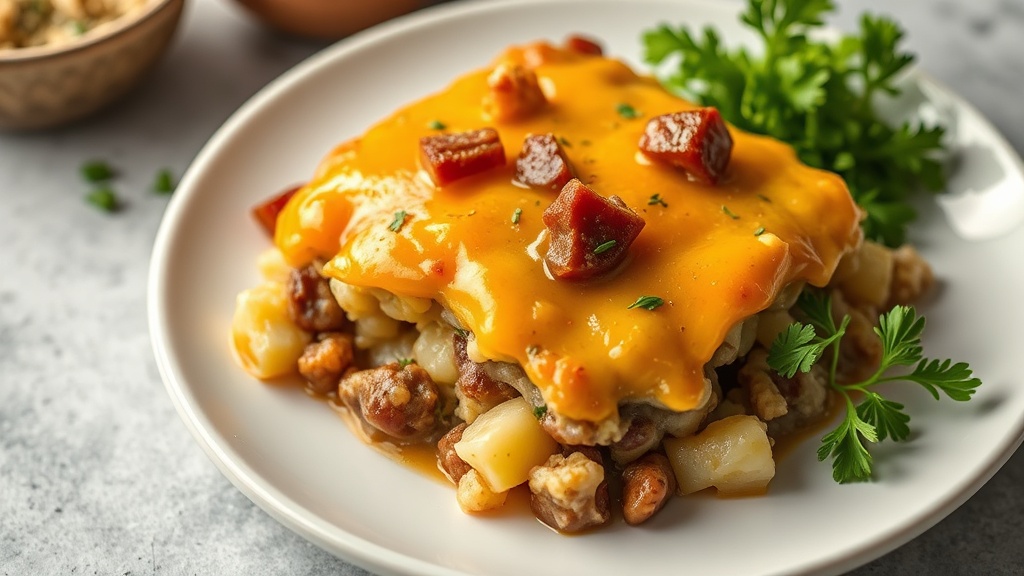 Cheesy Beef and Potato Casserole