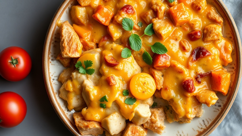 Cheesy Turkey and Vegetable Casserole