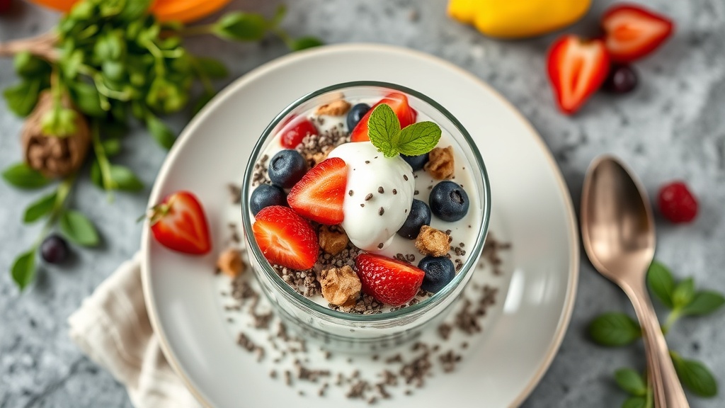 Chia Seed & Greek Yogurt Parfait
