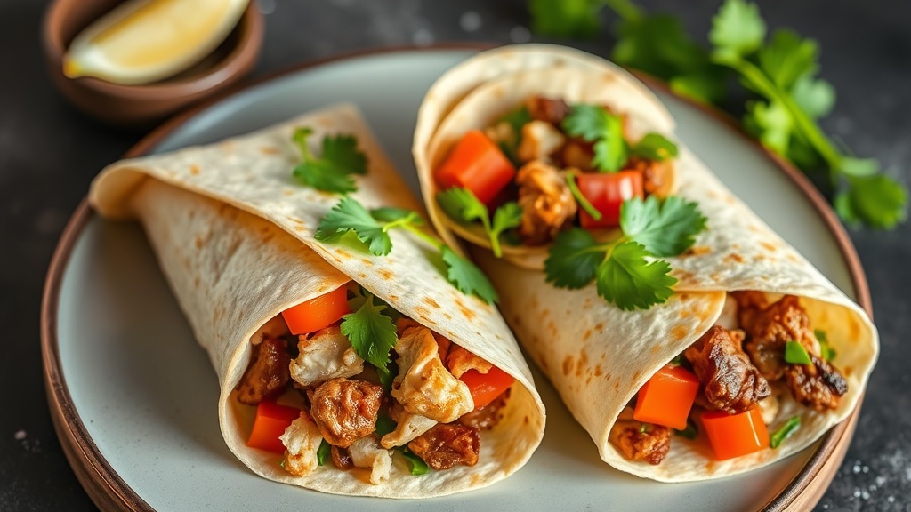 Chicken and Beef Tortilla Wraps