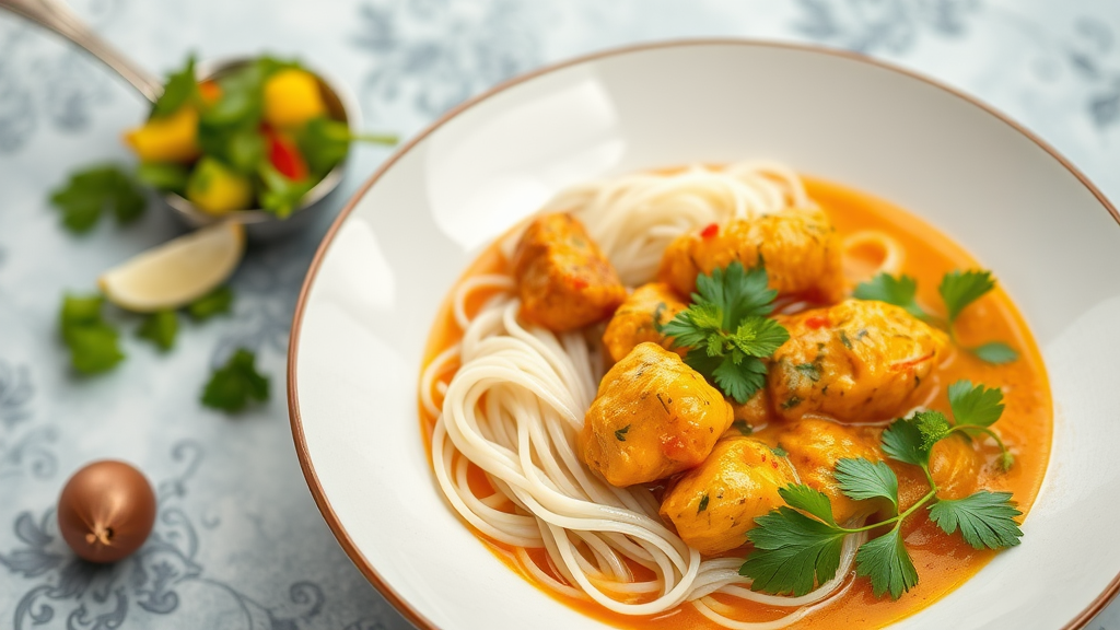 Chicken Curry with Vermicelli