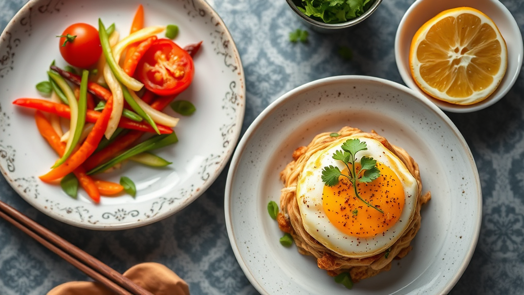 Chicken Egg Foo Young with a Twist