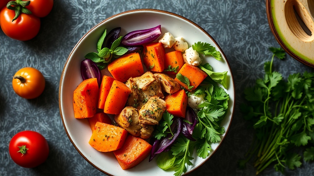 Chicken Sweet Potato Bowl