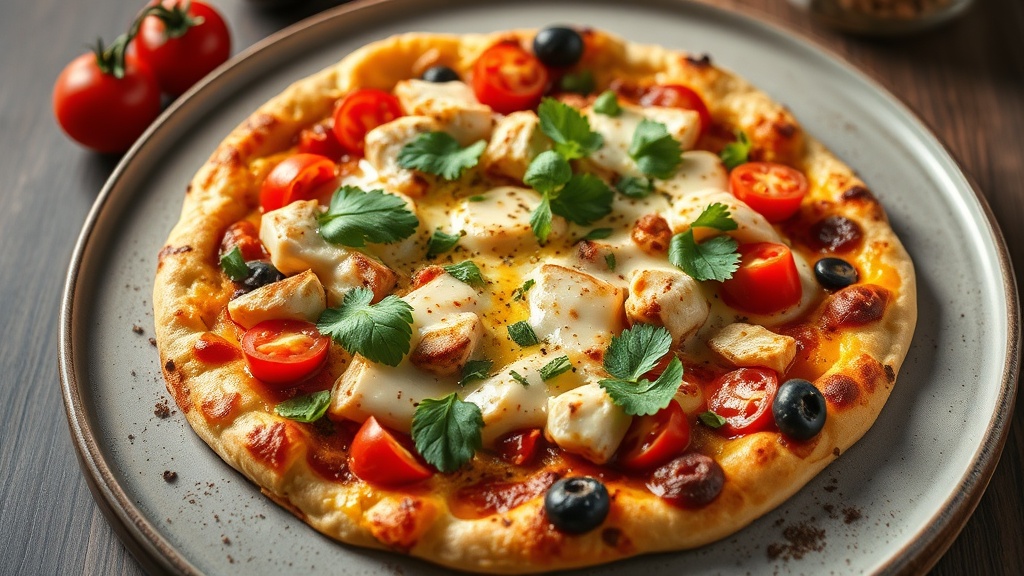 Chicken Tortilla Pizza