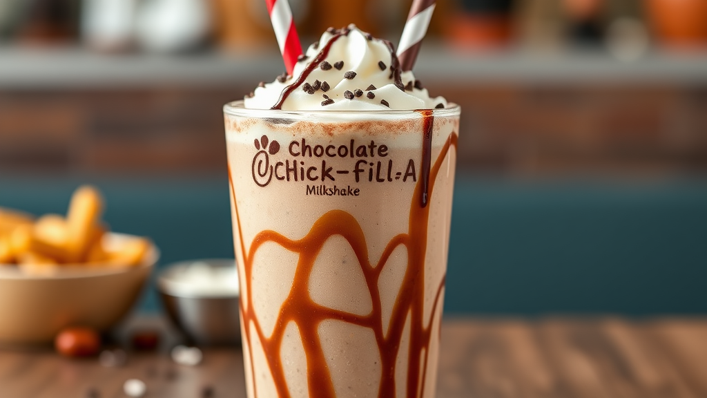 Chick-fil-A's Chocolate Milkshake (Copycat Recipe)