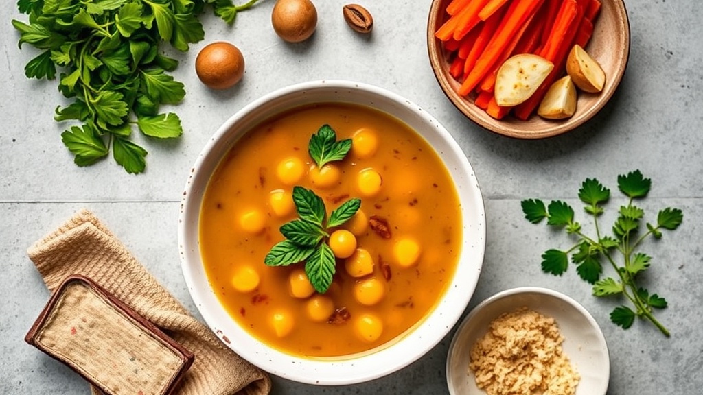 Chickpea and Potato Broth Soup