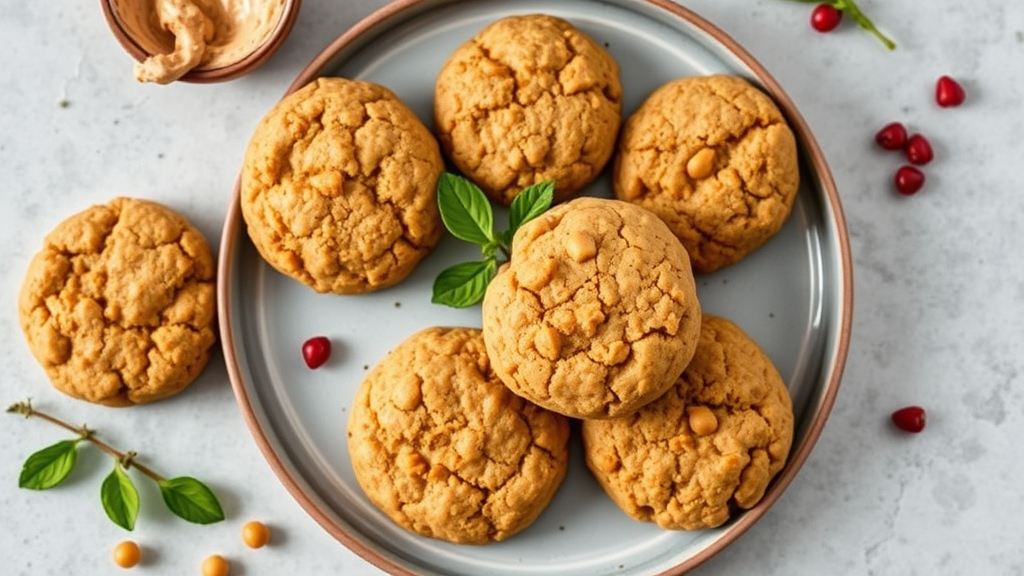 Chickpea Peanut Butter Cookies