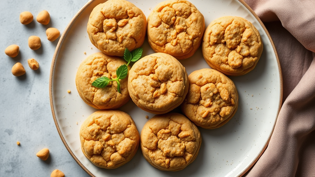 Chickpea Peanut Butter Cookies