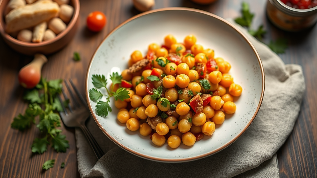 Chickpeas alla Vodka
