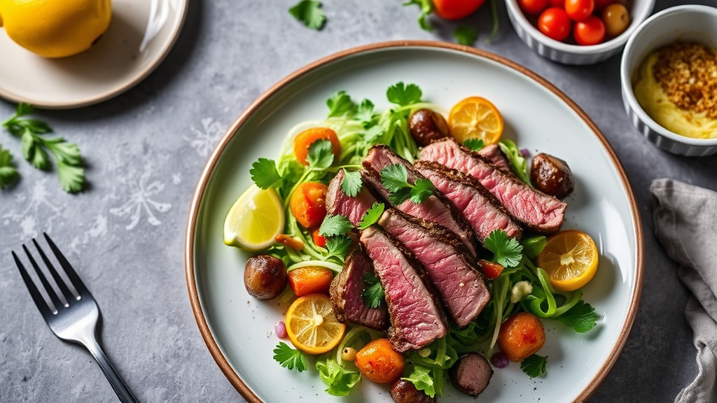 Chile-Lime Steak Salad