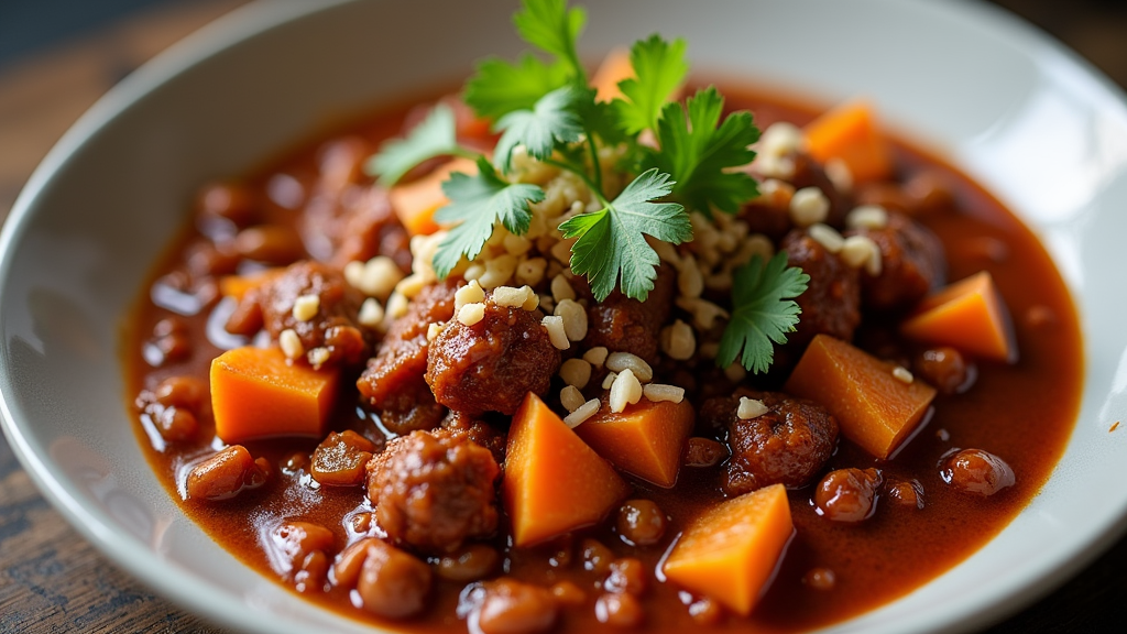 Chili Con Carne with Sweet Potato and Chipotle (Creative Twist)
