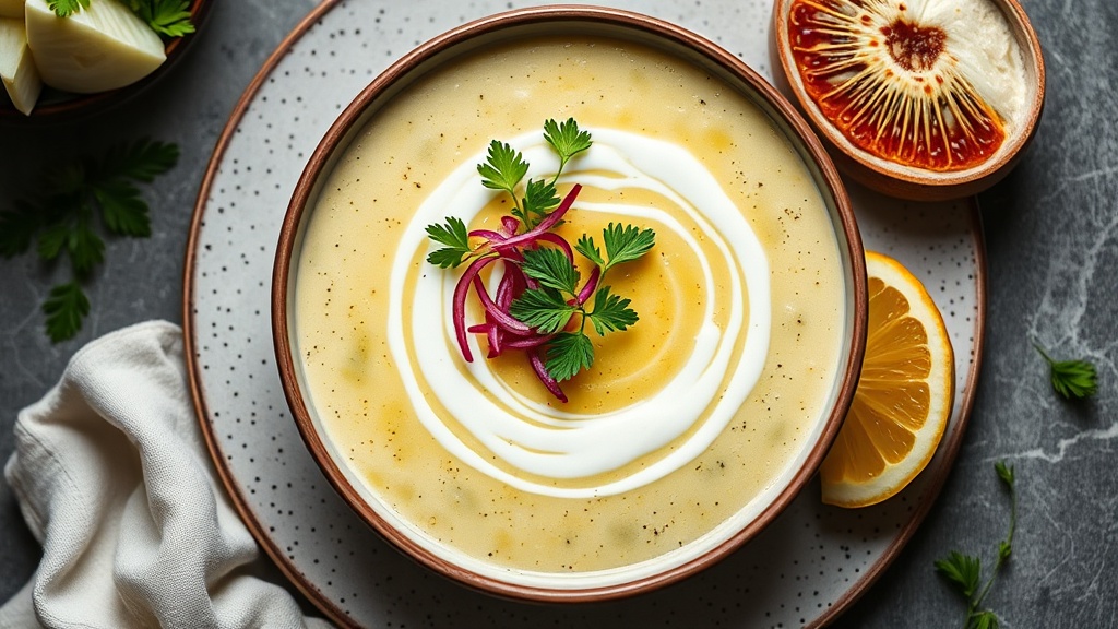 Chilled Cabbage Yogurt Soup