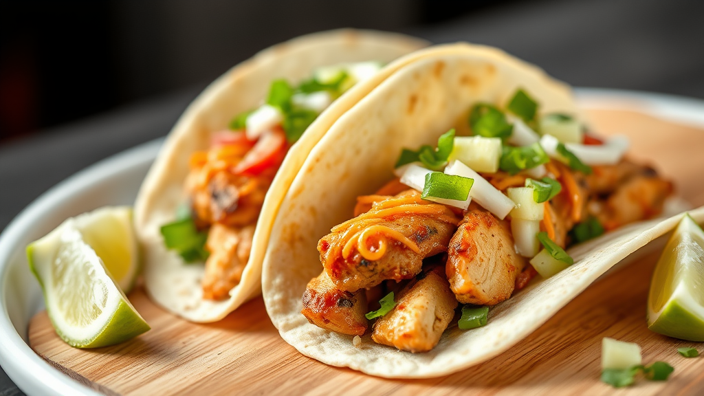 Chipotle Mexican Grill Chicken Tacos (Copycat Recipe)