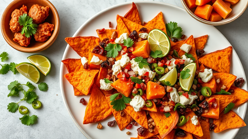 Chipotle-Lime Sweet Potato Nachos