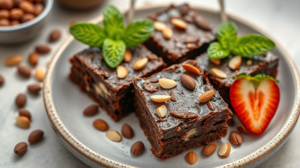Chocolate Almond Cream Cheese Brownies