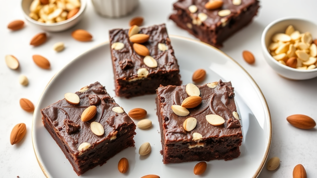 Chocolate Almond Cream Cheese Brownies