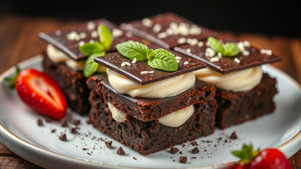 Chocolate Brownie with Cream Cheese Filling