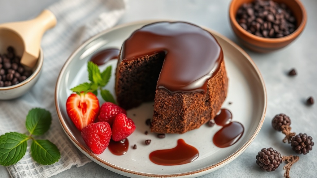 Chocolate Butter Cake with Cocoa Glaze