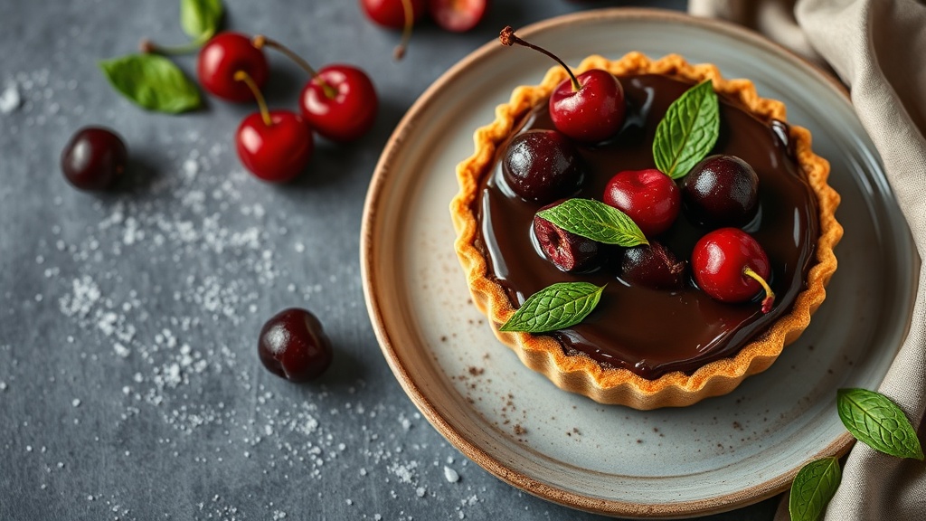 Chocolate Cherry Tart