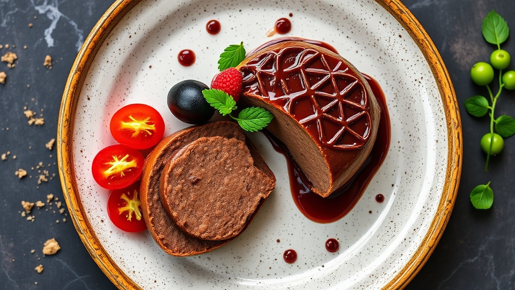 Chocolate Chicken Liver Pâté with Graham Cracker Crust