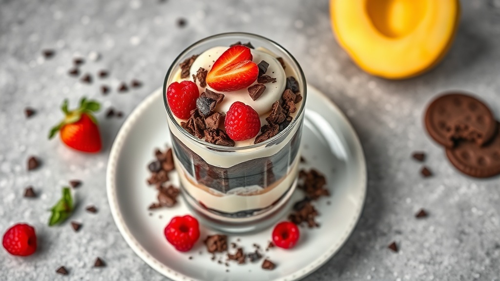 Chocolate Cookie Crust Parfait