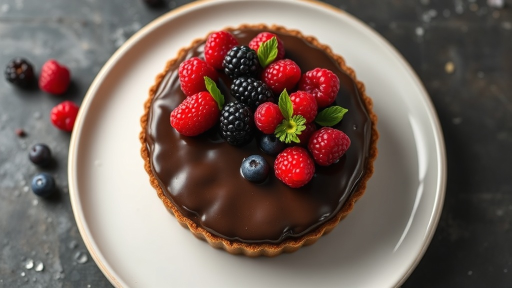 Chocolate Fireberry Tart