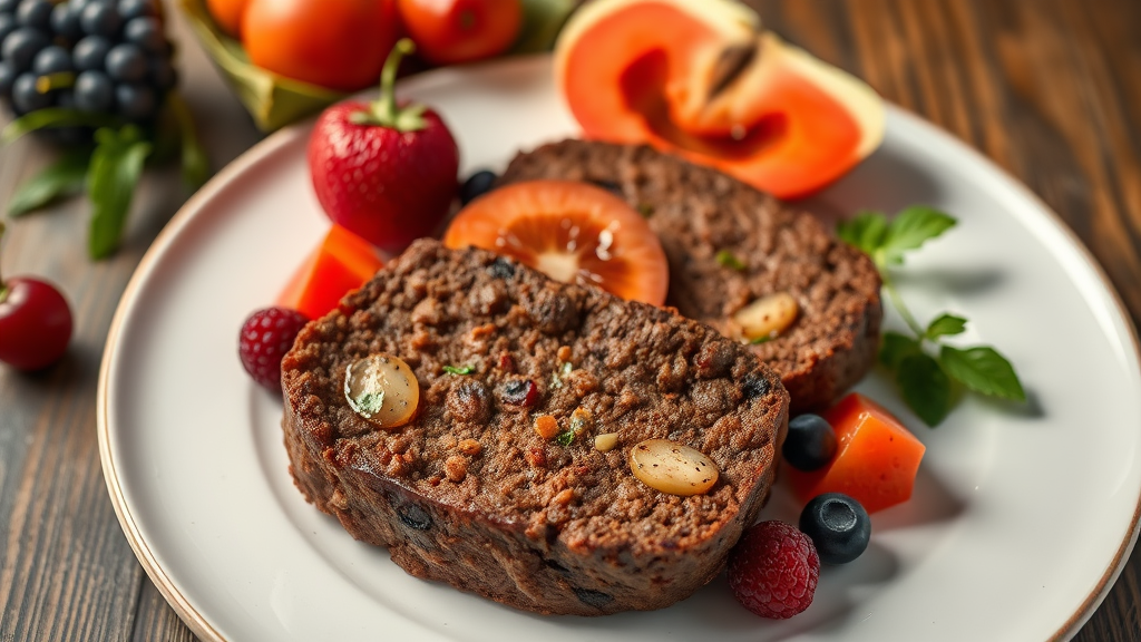 Chocolate Fruit Meatloaf
