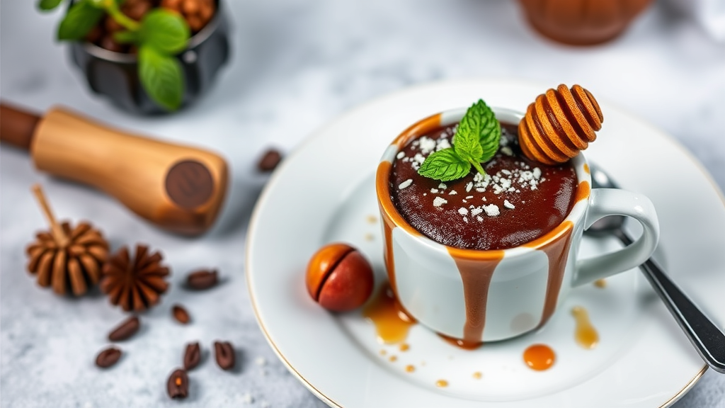 Chocolate Honey Mug Cake