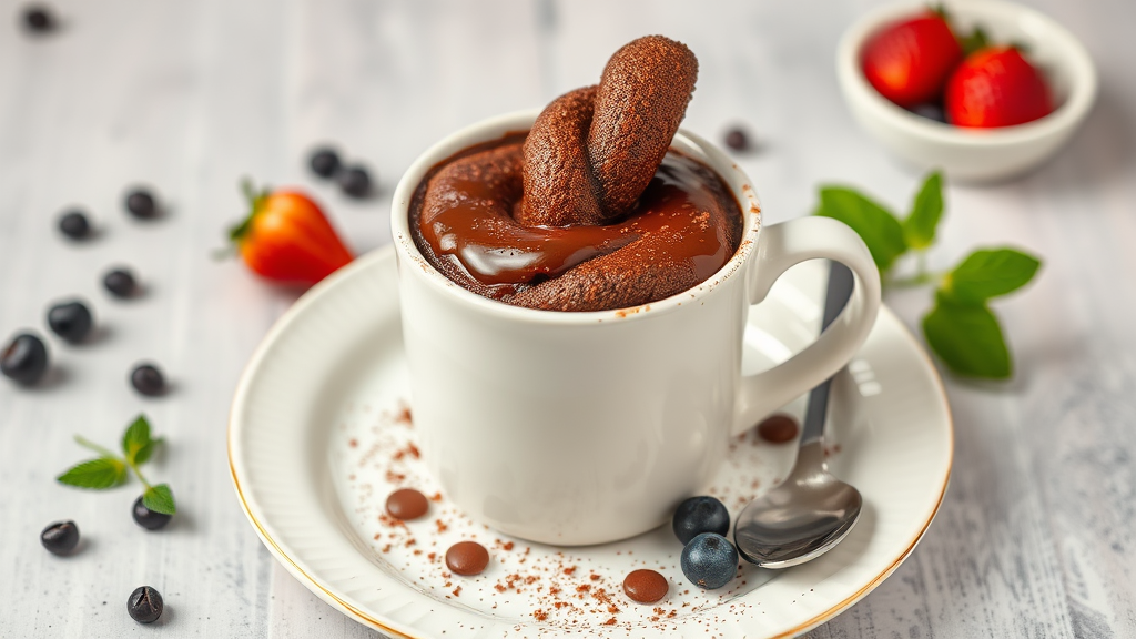 Chocolate Mug Cake with a Twist
