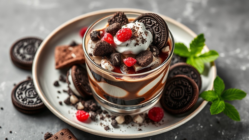 Chocolate Oreo Delight Parfait