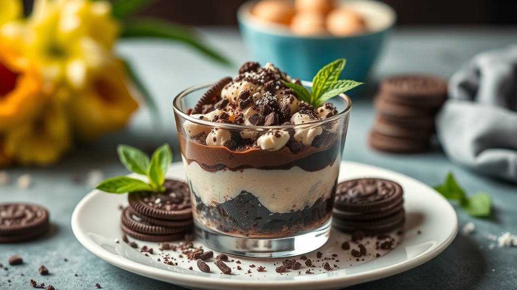 Chocolate Oreo Dessert Parfait