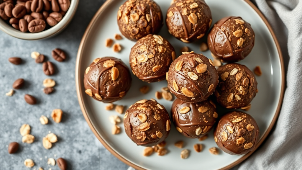 Chocolate Peanut Butter Oat Energy Bites