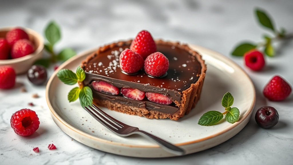 Chocolate Raspberry Tart
