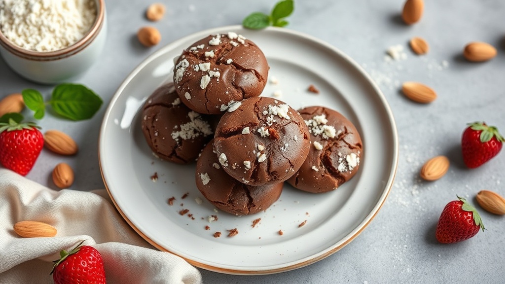 Chocolate Ricotta Cookies with Almond Flour