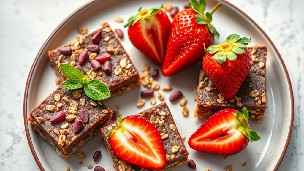 Chocolate Strawberry Oat Bars