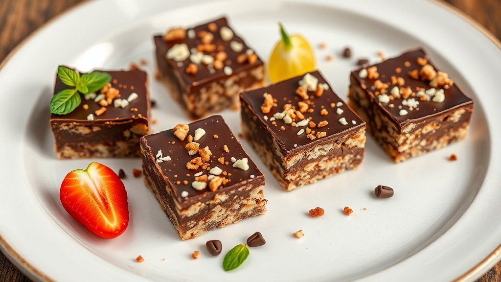 Chocolate-Covered Crunchy Squares