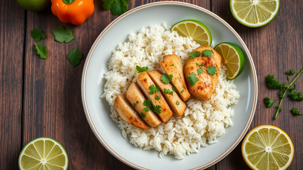 Cilantro Lime Chicken with Rice