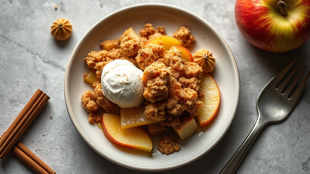 Cinnamon Apple Crumble