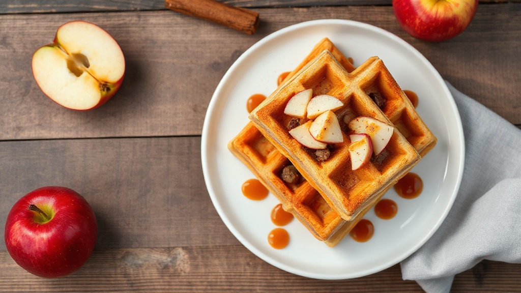 Cinnamon Apple Waffles