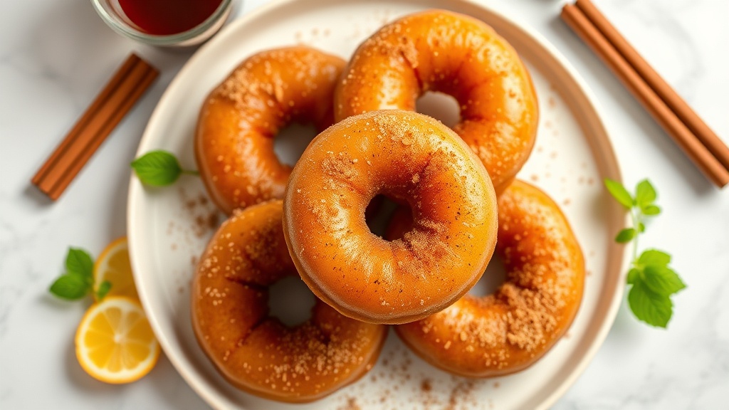 Cinnamon Churro Doughnuts (Air Fryer)