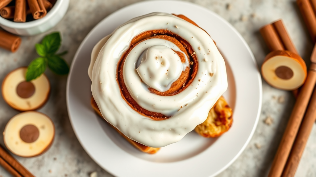 Cinnamon Roll Cinnabon Copycat with Cream Cheese Frosting