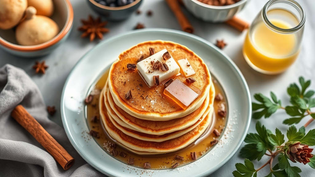 Cinnamon Vanilla Sugar Pancakes