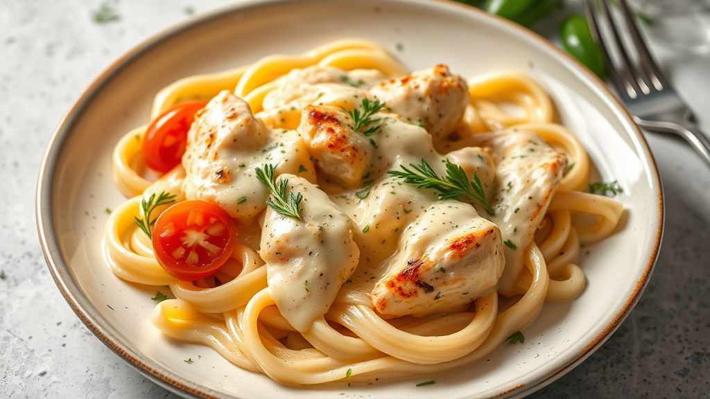 Classic Chicken Alfredo (Low Carb)