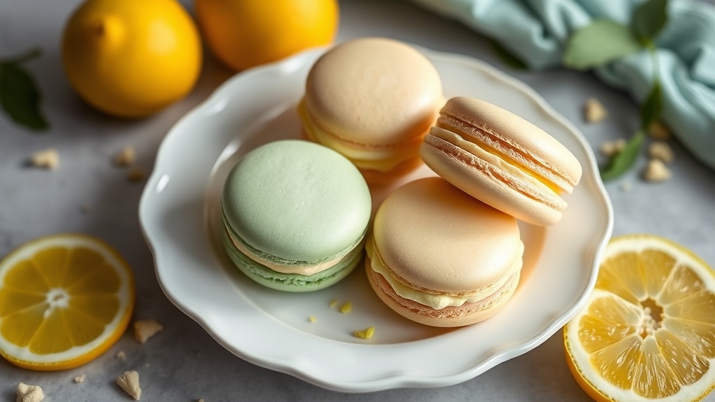 Classic French Macarons with Lemon Zest Buttercream