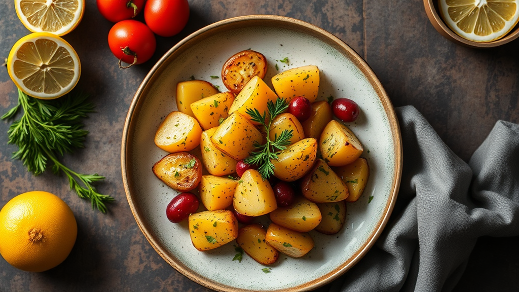 Classic Greek Lemon Potatoes