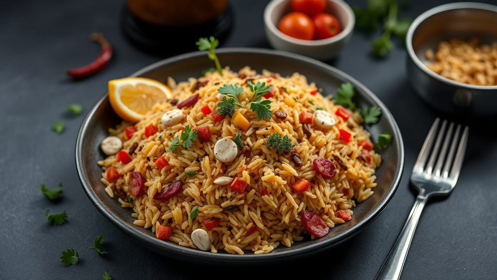 Classic Indian Spiced Vegetable Pilaf