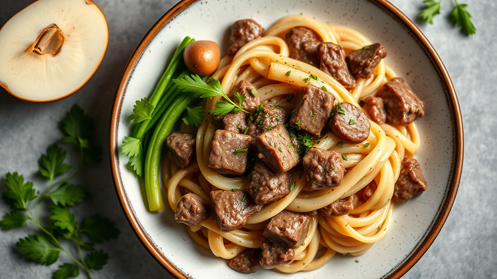 Classic Keto Beef Stroganoff