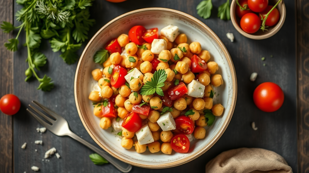 Classic Mediterranean Chickpea Salad