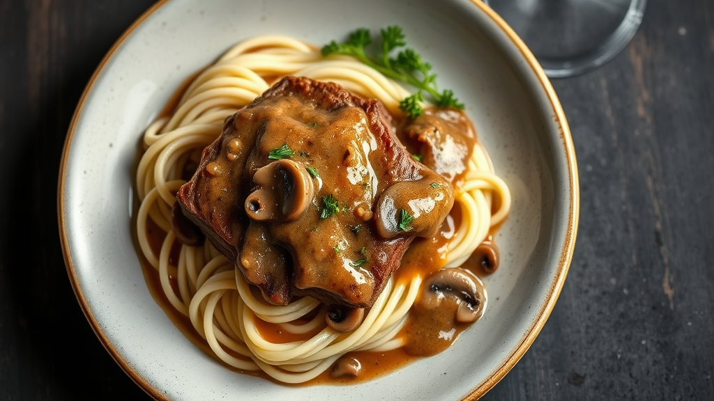 Classic Salisbury Steak with Mushroom Gravy