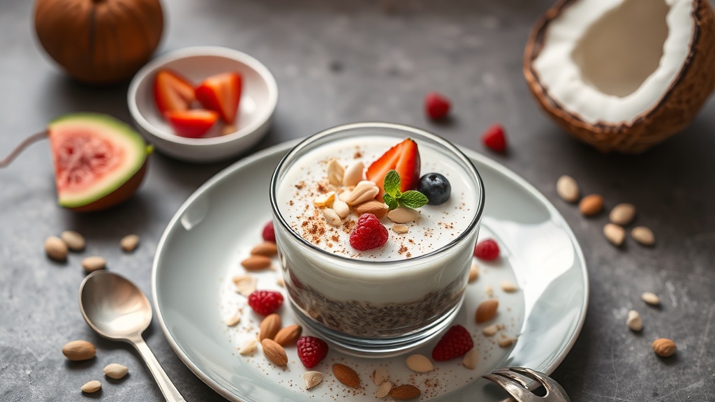 Coconut Almond Chia Pudding